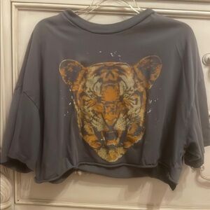Tiger Crop Top